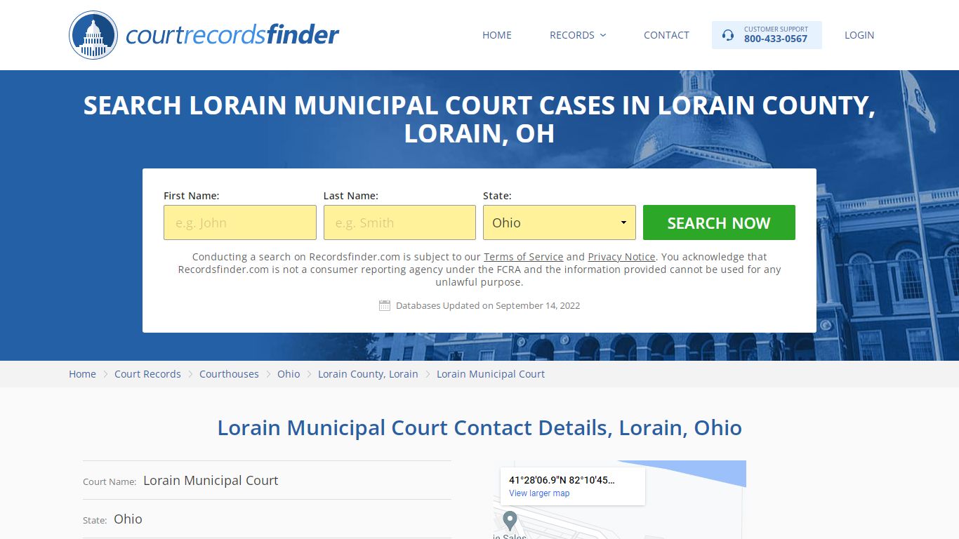 Lorain Municipal Court Case Search - RecordsFinder